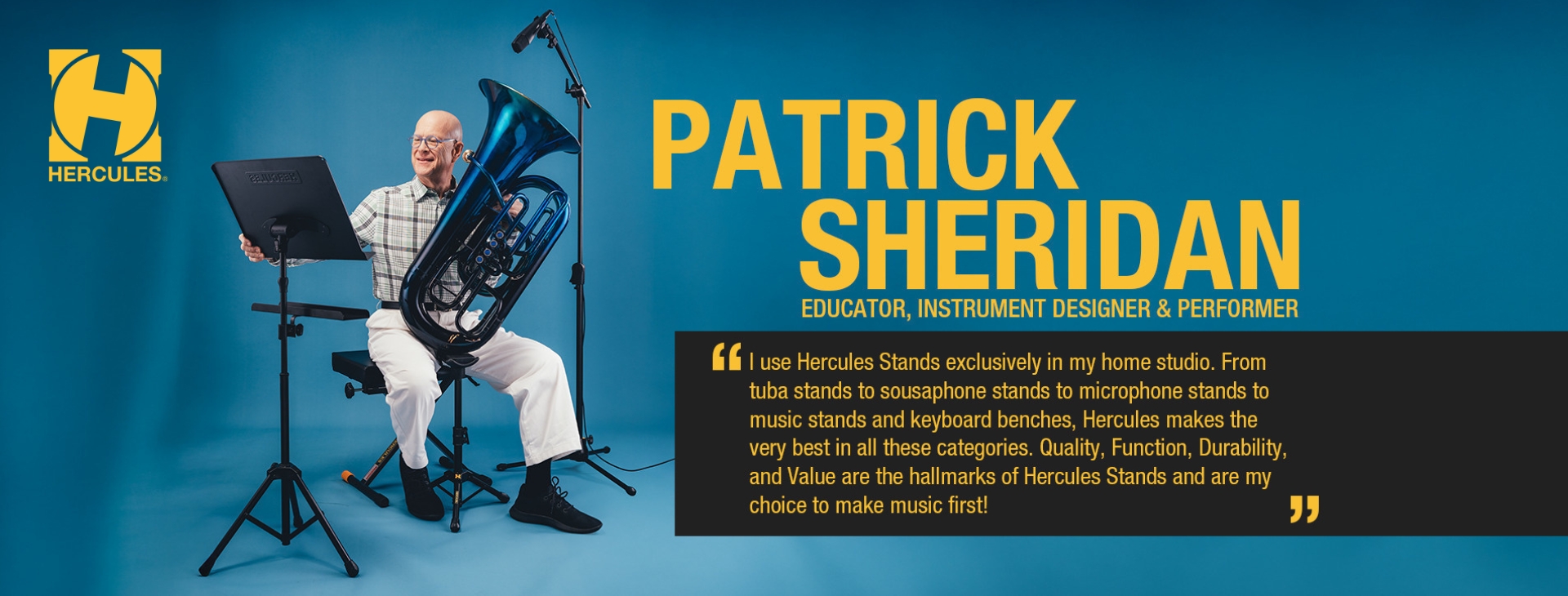 2-Way Low Brass Stand HCDS-753BB